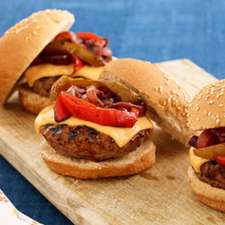 BBQ Grilled Steak Burgers Recipe Picture